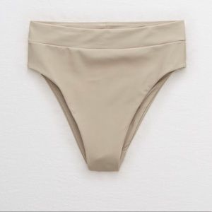 High thigh high waisted swim bottom